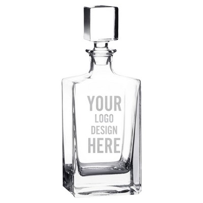 810ml Rectangle Glass Decanter